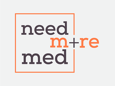 Needmoremed design logo medicalsupply needmoremed
