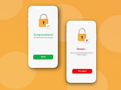 Daily Challenge 11 daily 100 challenge dailyui day11 mobile security ui