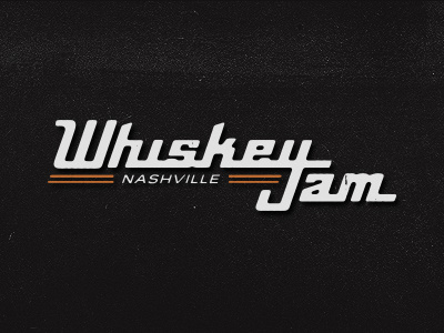 Whiskey Jam Nashville Logo #3 logo logotype music nashville vintage