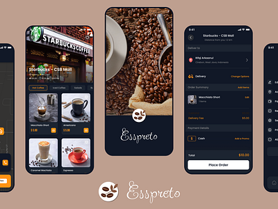 E-Com Coffee App UI