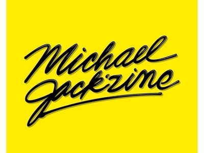 Micheal Jack'zine logo typography zine