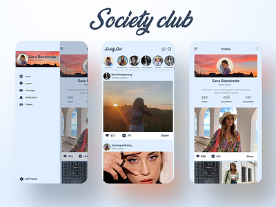 Social media app DailyUI challenge