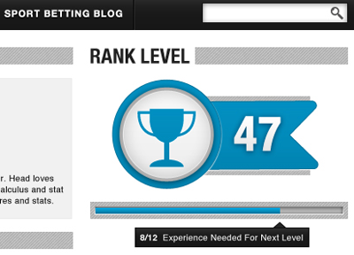 Sports Profile level rank sports