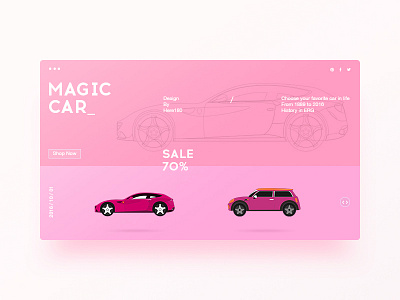 Here180-Magic Car best car colors extreme flat pc serenity sports ui ux web website