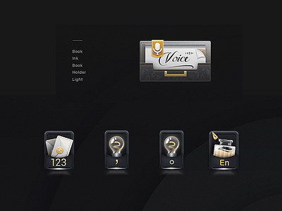 Late At Night here180 icon input style ui vioce