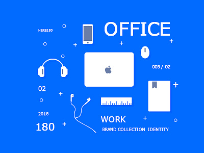 Office apple blue icon mouckup office redesign slightly surface textured