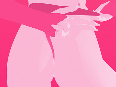 :) erotic erotica eroticart illustration pink red women
