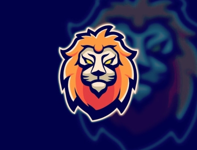 Lion head esports logo