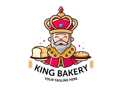 King bakery shop logo