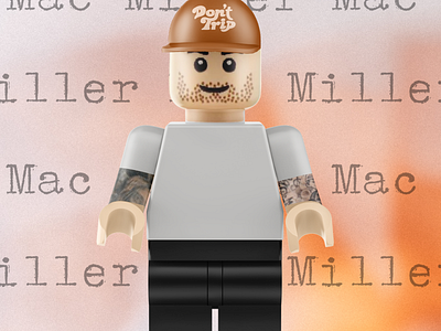 Mac Miller Lego | Mockup Design fun graphic design lego product design