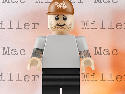 Mac Miller Lego | Mockup Design