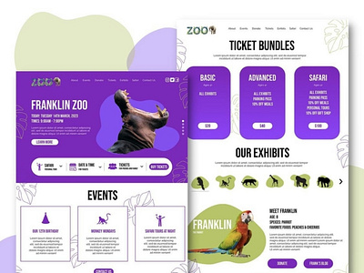 Franklin Zoo | Web Design