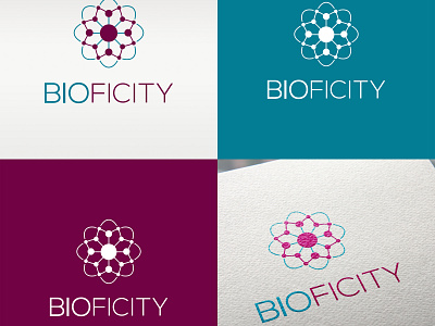Bioficity logo project bio biotech design illustration logo logobranding