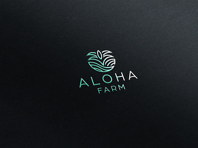 aloha farm logo design logo logobranding logodesign logomaker logoproject