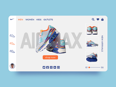 Shoe Product page concept