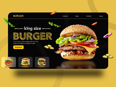 BURGER LANDING PAGE