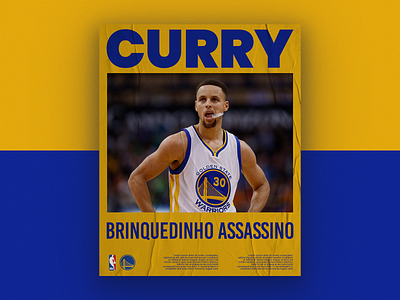 curry nba poster