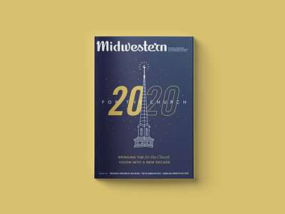 "2020" Magazine Cover 2020 bible christian cover design for the church gospel magazine magazine design