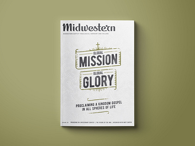 Global Mission. Global Glory. cover design cross global glory magazine magazine cover mission