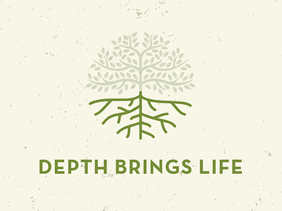 Depth Brings Life church depth gospel life roots sermon series tree
