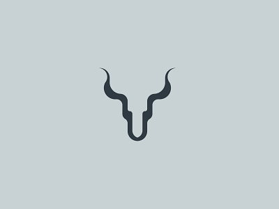 Bull animal animal logo art branding bull design flat graphic design illustration logo minimal natural simple vector