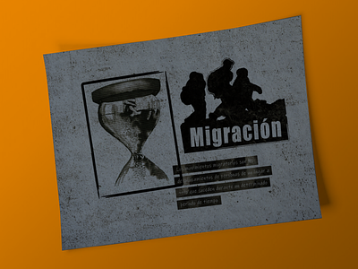 Migraciones design illustration poster design