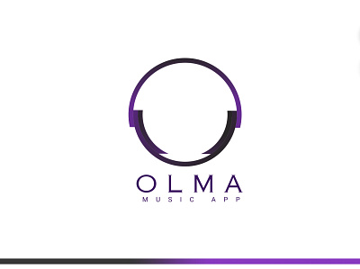 OLMA Logo app icon app logo branding creative creativity design illustrator inspiration inspire logo logo design logo designer logo mark logodesign logos logotype music music app purple ui