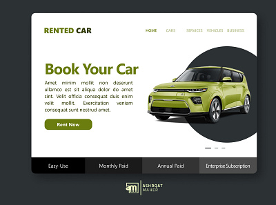 RENTED CAR app car creative design inspiration inspire ui ui ux ui design uidesign uiux user interface userinterface ux web web design webdesign website website design white