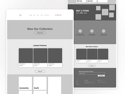 Bcan | Wireframe Site