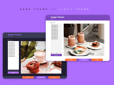 Desktop App | Image Viewer app app design creative dark design figma inspiration inspire inspired inspireui interface purple ui ui design uidesign web web design webdesign website website design