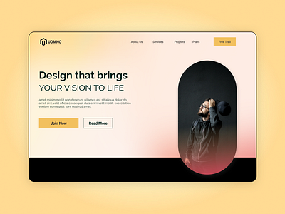 Landing Page agency creative creative agency design frontend home illustration inspiration inspire landing landing page portal ui ui design uidesign