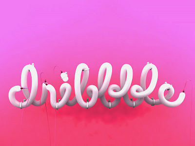 Dribbble light c4d