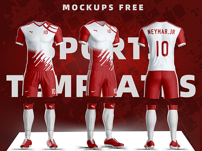 Goal Soccer Uniform Template 2