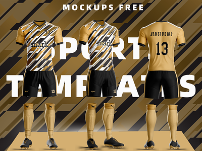 Goal Soccer Uniform Template 8