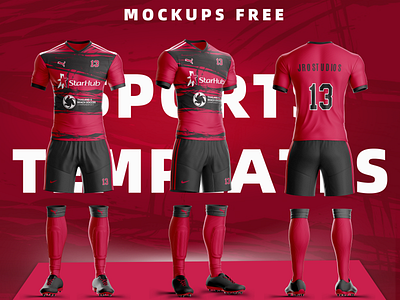 Goal Soccer Uniform Template 9