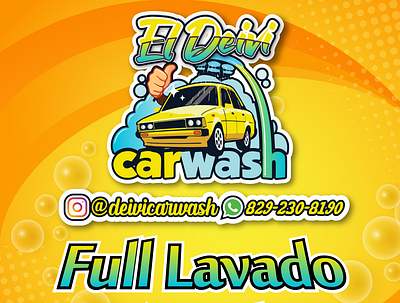 Deivi Car wash Logo - Sticker