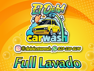 Deivi Car wash Logo - Sticker