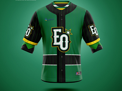 Baseball Jersey Front View Estrellas Orientales