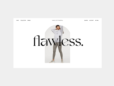 Flawless - Clothing clothing creative design ecommerce ui webdesign website