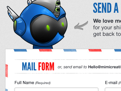 Mimicreative Mail Form contact contact us envelope form mail mimicreative