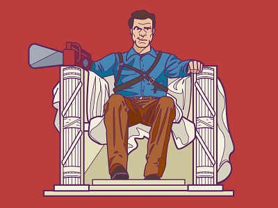 Ash for President ash evil dead illustration illustrator