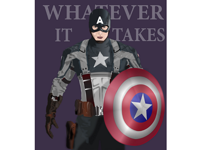 Captain America illustration avengers