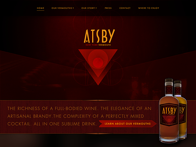 Atsby Vermouth Website new york speakeasy vermouth website