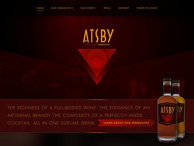 Atsby Vermouth Website