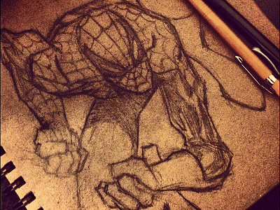 Spidey Sketch comic book comics marvel sketch spiderman superhero
