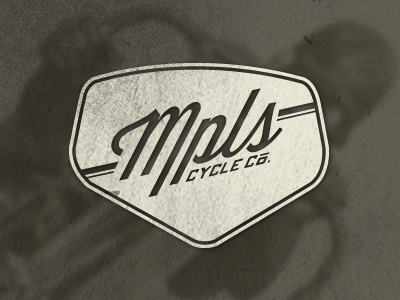 Mpls Cycle Co. Logo - 2 logo lost type motorcycles texture