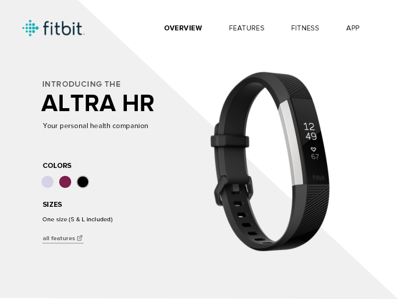 Fitbit Product Card (Design Brief) by Catherine Chen on Dribbble