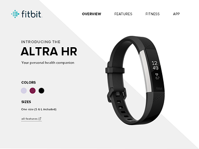 Fitbit Product Card (Design Brief)