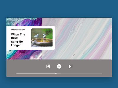 Music Player - DailyUI #009 daily 100 dailyui dailyui 009 dailyuichallenge music player music player ui ui