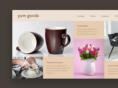 Yum Goods Brief brief briefbox design ui